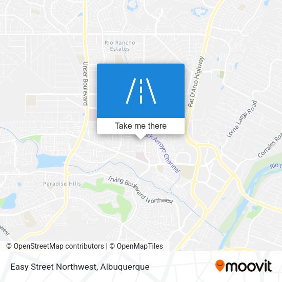 Easy Street Northwest map