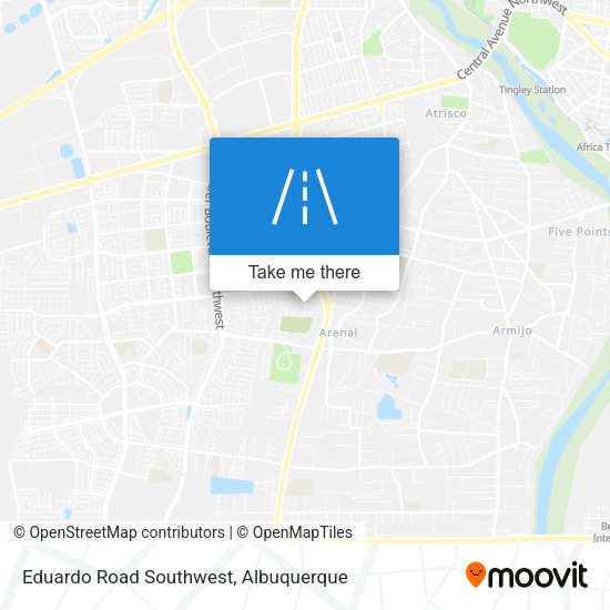 Eduardo Road Southwest map