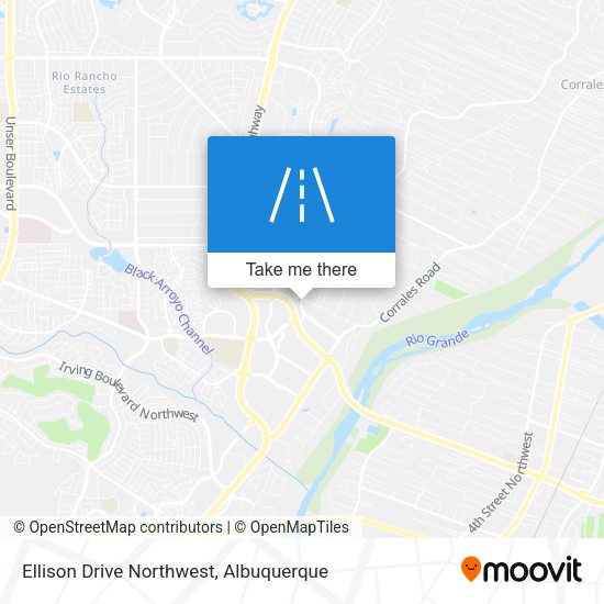 Ellison Drive Northwest map