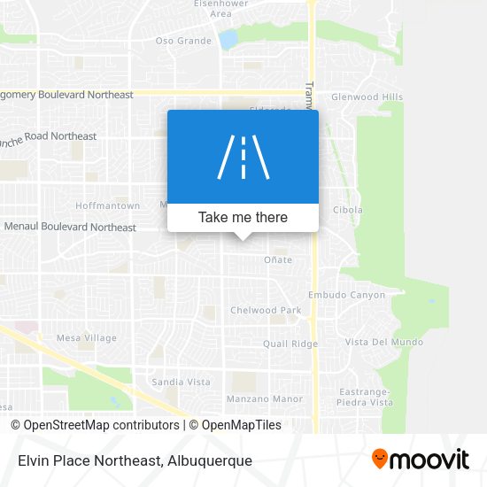 Elvin Place Northeast map