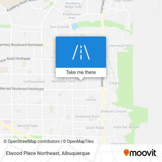 Mapa de Elwood Place Northeast