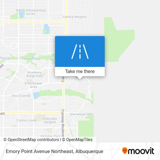 Mapa de Emory Point Avenue Northeast