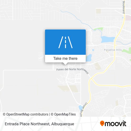 Mapa de Entrada Place Northwest