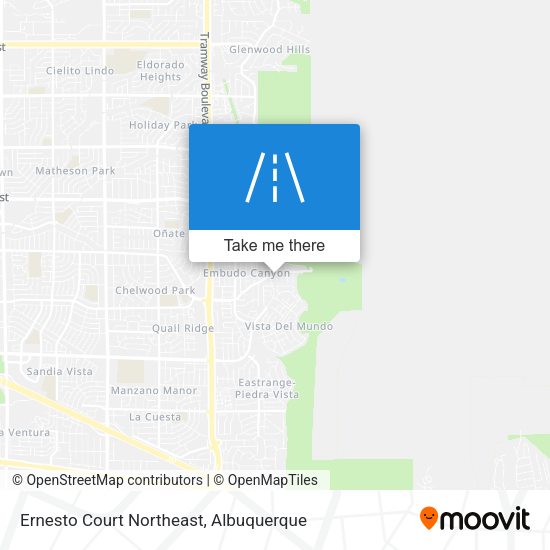Mapa de Ernesto Court Northeast