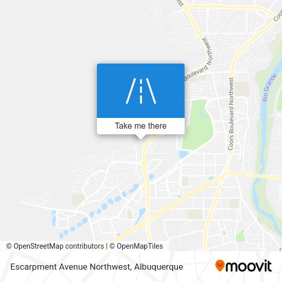 Mapa de Escarpment Avenue Northwest