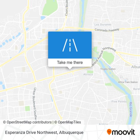 Mapa de Esperanza Drive Northwest