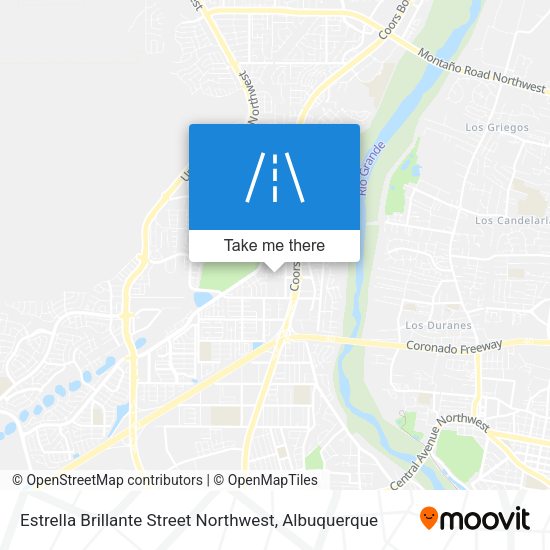 Mapa de Estrella Brillante Street Northwest