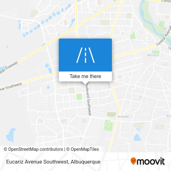 Mapa de Eucariz Avenue Southwest
