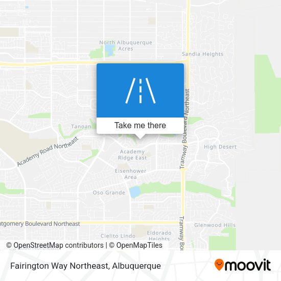 Mapa de Fairington Way Northeast