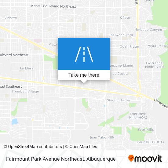 Mapa de Fairmount Park Avenue Northeast
