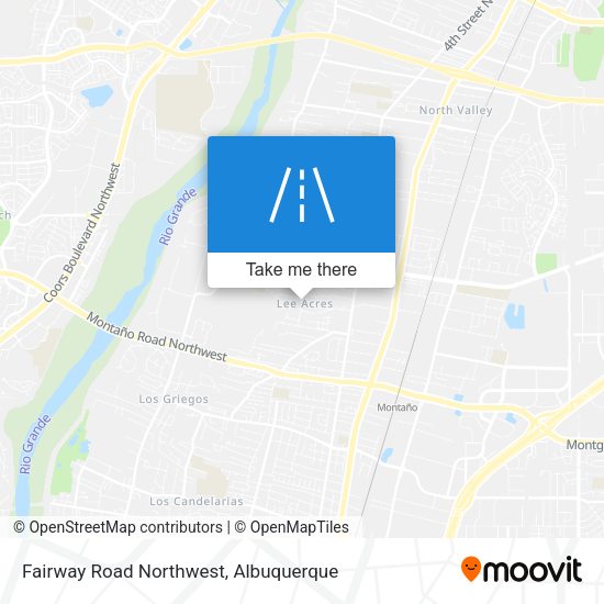 Mapa de Fairway Road Northwest