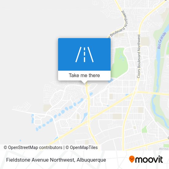 Fieldstone Avenue Northwest map
