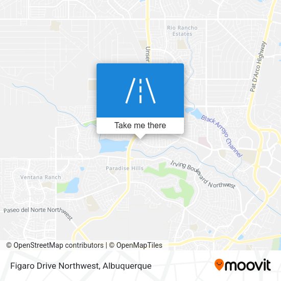 Figaro Drive Northwest map