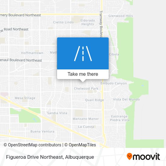 Mapa de Figueroa Drive Northeast