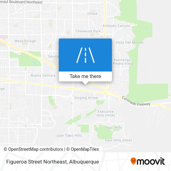 Mapa de Figueroa Street Northeast