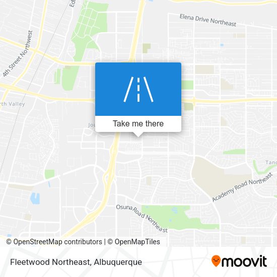 Mapa de Fleetwood Northeast