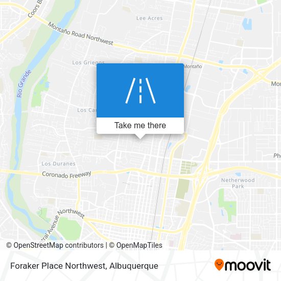 Mapa de Foraker Place Northwest
