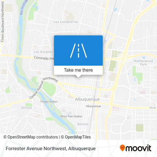 Mapa de Forrester Avenue Northwest