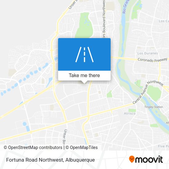 Mapa de Fortuna Road Northwest