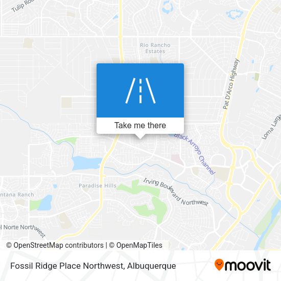 Fossil Ridge Place Northwest map
