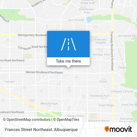 Mapa de Frances Street Northeast