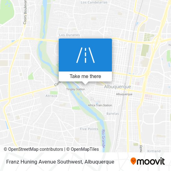 Mapa de Franz Huning Avenue Southwest