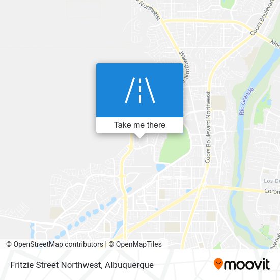 Fritzie Street Northwest map