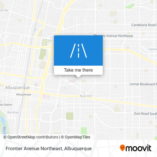 Frontier Avenue Northeast map