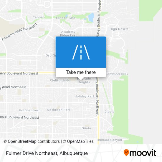 Mapa de Fulmer Drive Northeast