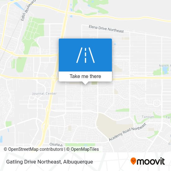 Mapa de Gatling Drive Northeast