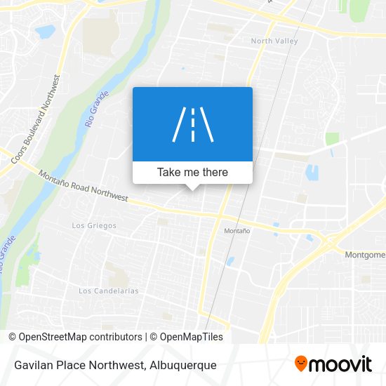 Gavilan Place Northwest map