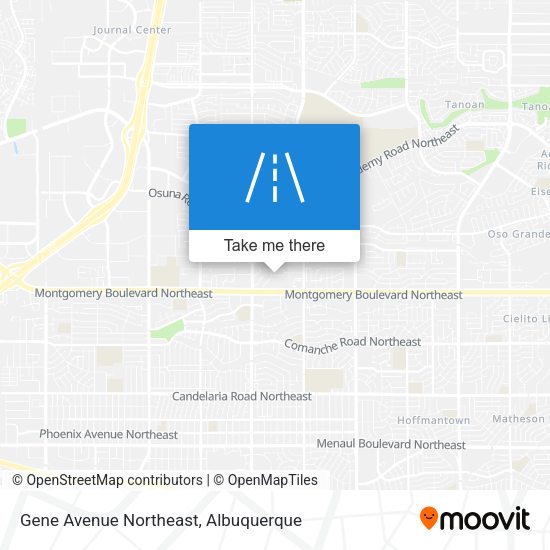 Mapa de Gene Avenue Northeast