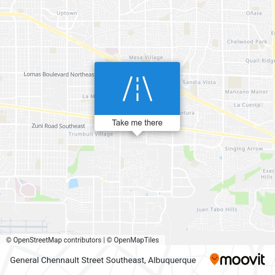 General Chennault Street Southeast map