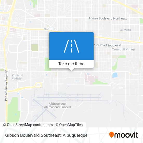 Mapa de Gibson Boulevard Southeast