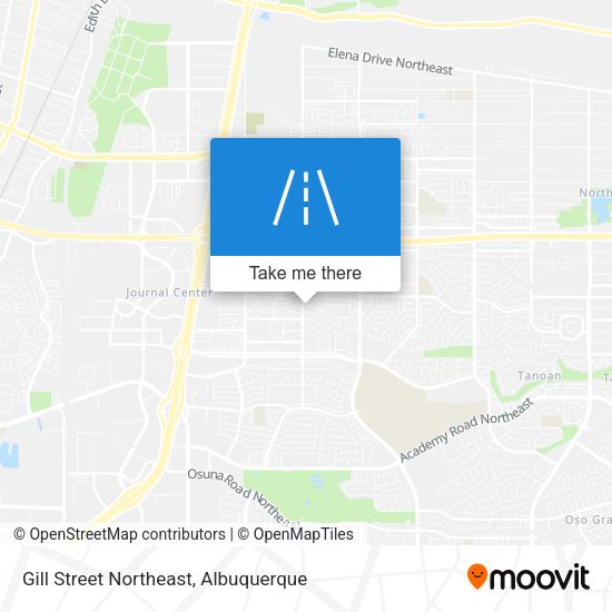Gill Street Northeast map
