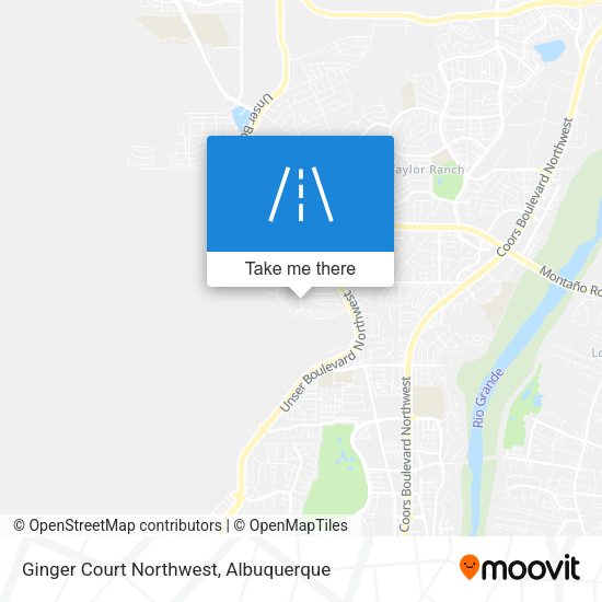 Ginger Court Northwest map