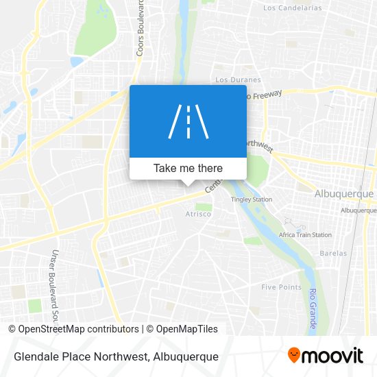 Mapa de Glendale Place Northwest