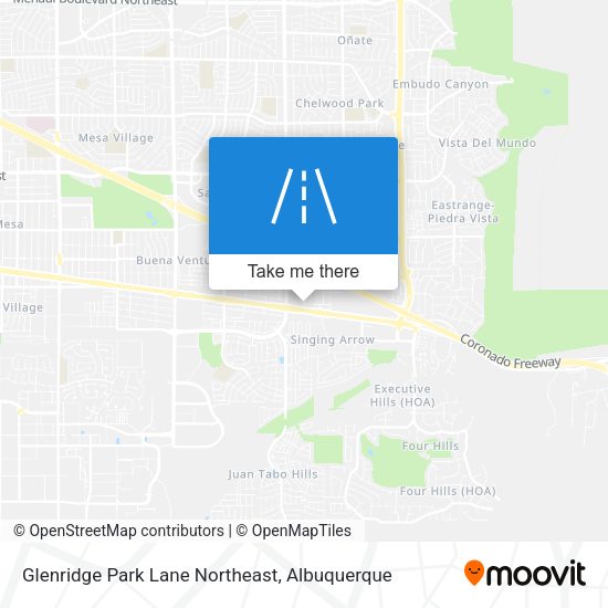 Mapa de Glenridge Park Lane Northeast
