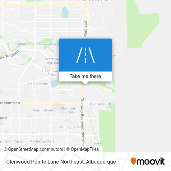 Glenwood Pointe Lane Northeast map