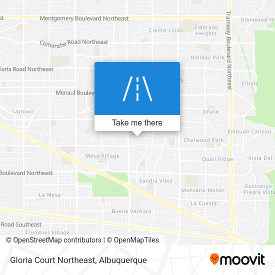 Gloria Court Northeast map