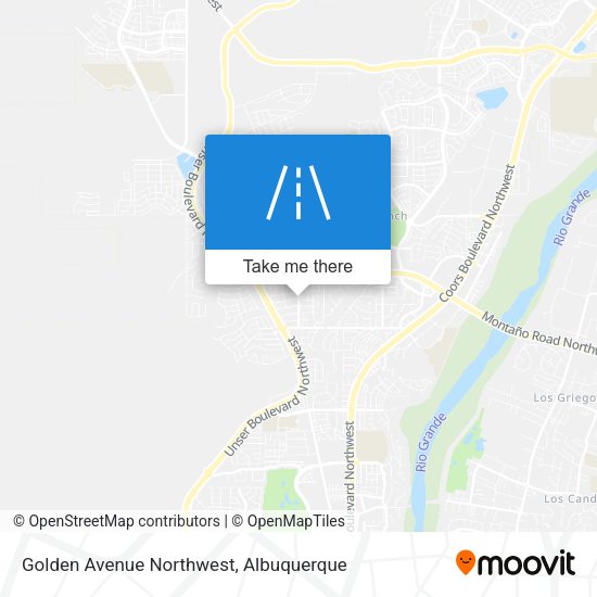 Mapa de Golden Avenue Northwest
