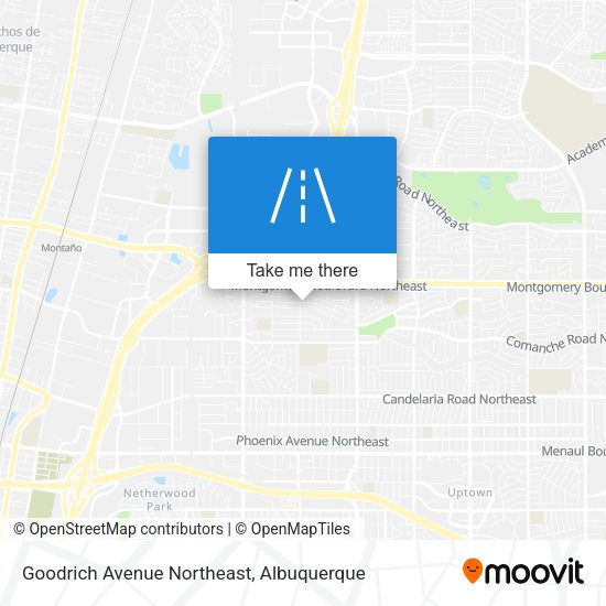 Goodrich Avenue Northeast map