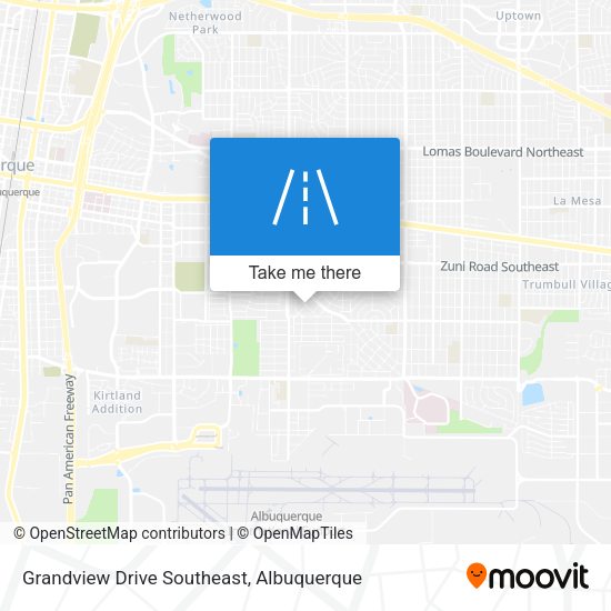Mapa de Grandview Drive Southeast
