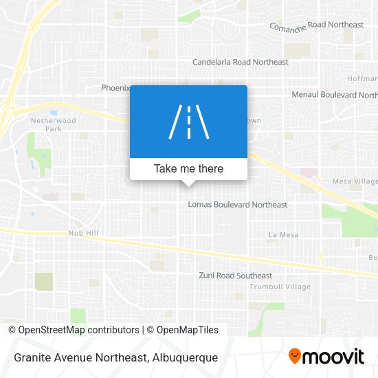 Granite Avenue Northeast map