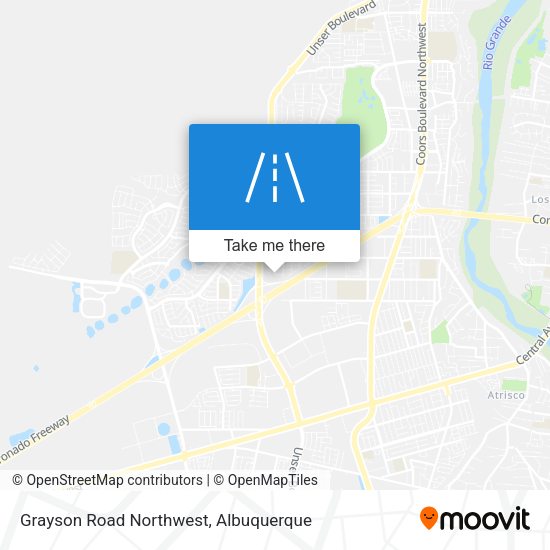 Grayson Road Northwest map