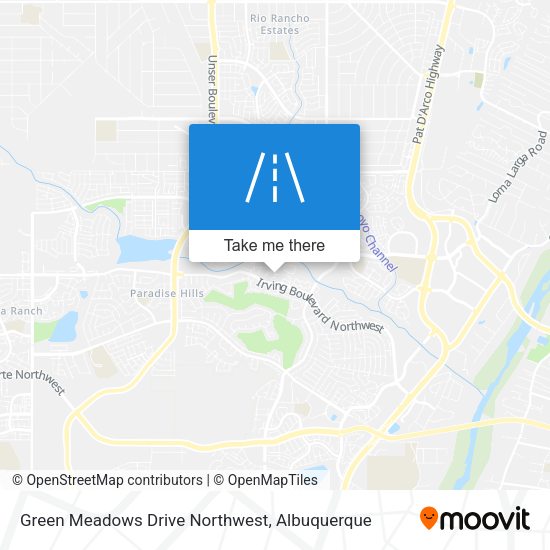 Green Meadows Drive Northwest map