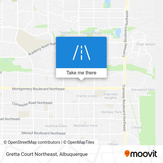Gretta Court Northeast map