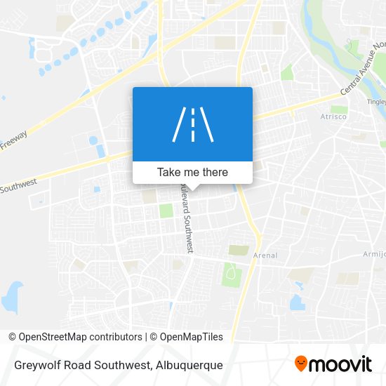 Mapa de Greywolf Road Southwest