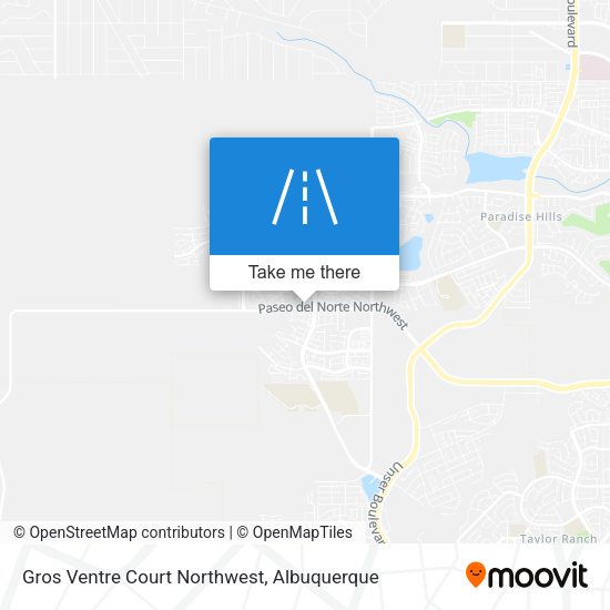 Mapa de Gros Ventre Court Northwest