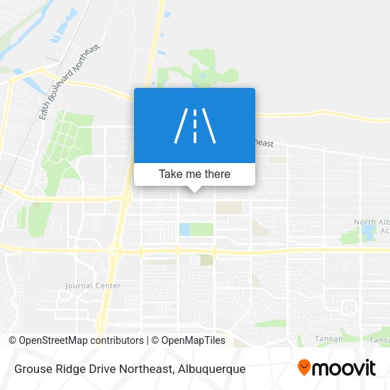 Grouse Ridge Drive Northeast map